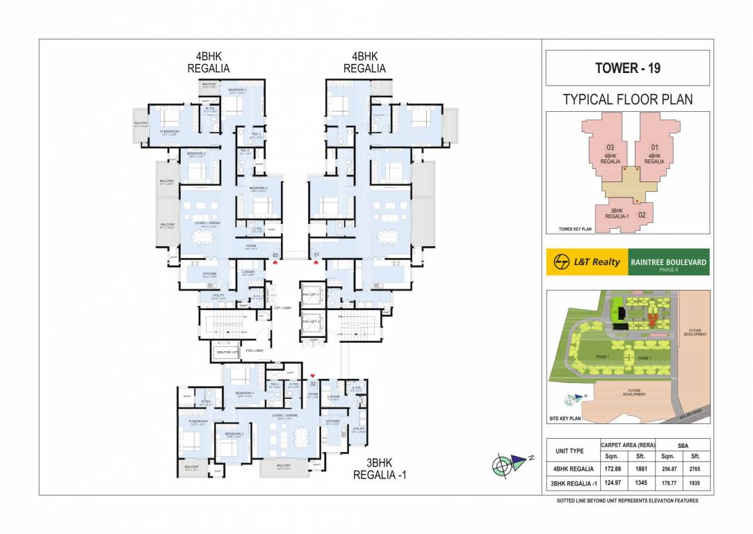 olivia at raintree boulevard Cluster Plan