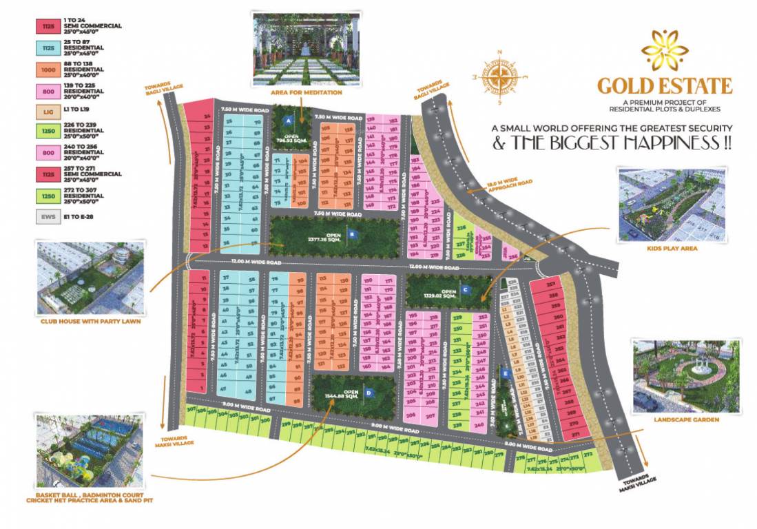  gold estate Layout Plan