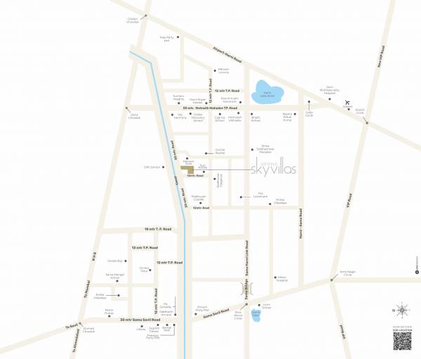  skyvillas Location Plan