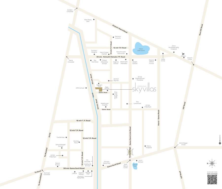  skyvillas Location Plan