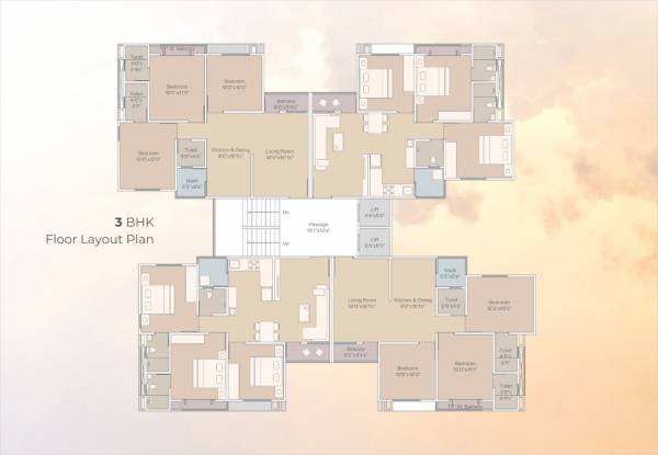 Tower-1 Cluster Plan samruddhi-hayosha Tower-1 Cluster Plan