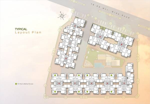 Tower-1 Cluster Plan samruddhi-hayosha Tower-1 Cluster Plan