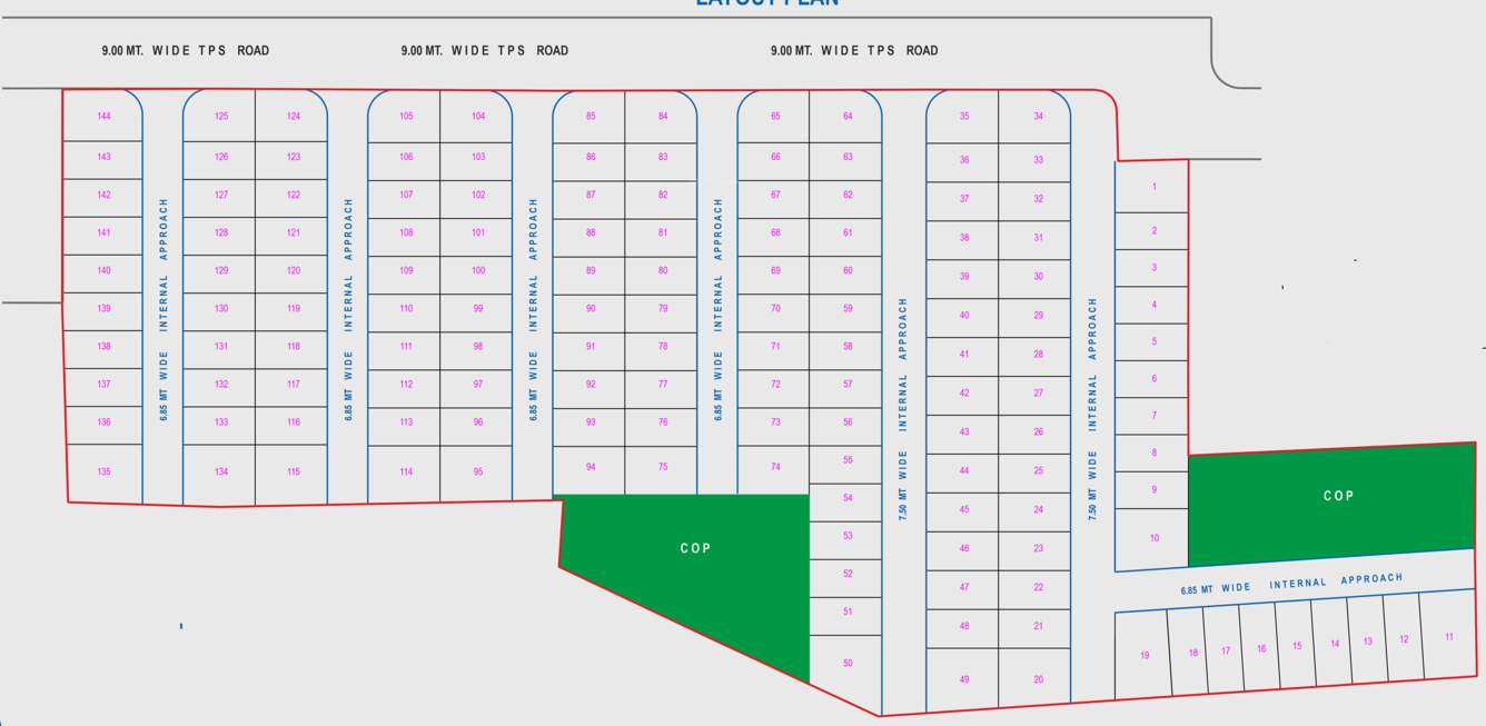  shanti homes Layout Plan