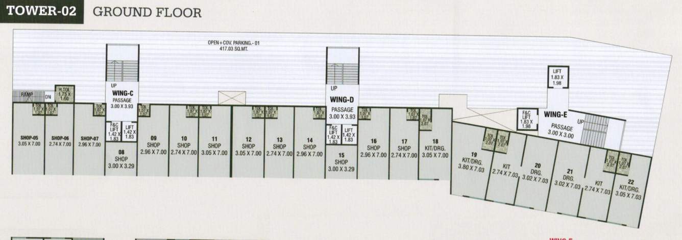  exotica Tower 2 Cluster Plan