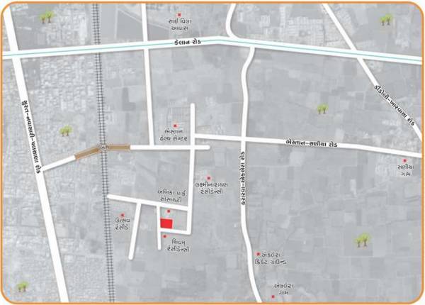  shree-residency Location Plan