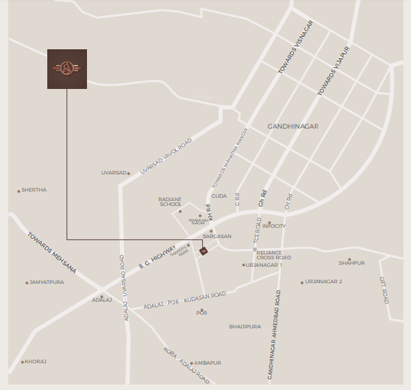  atishay shivalay iii Location Plan