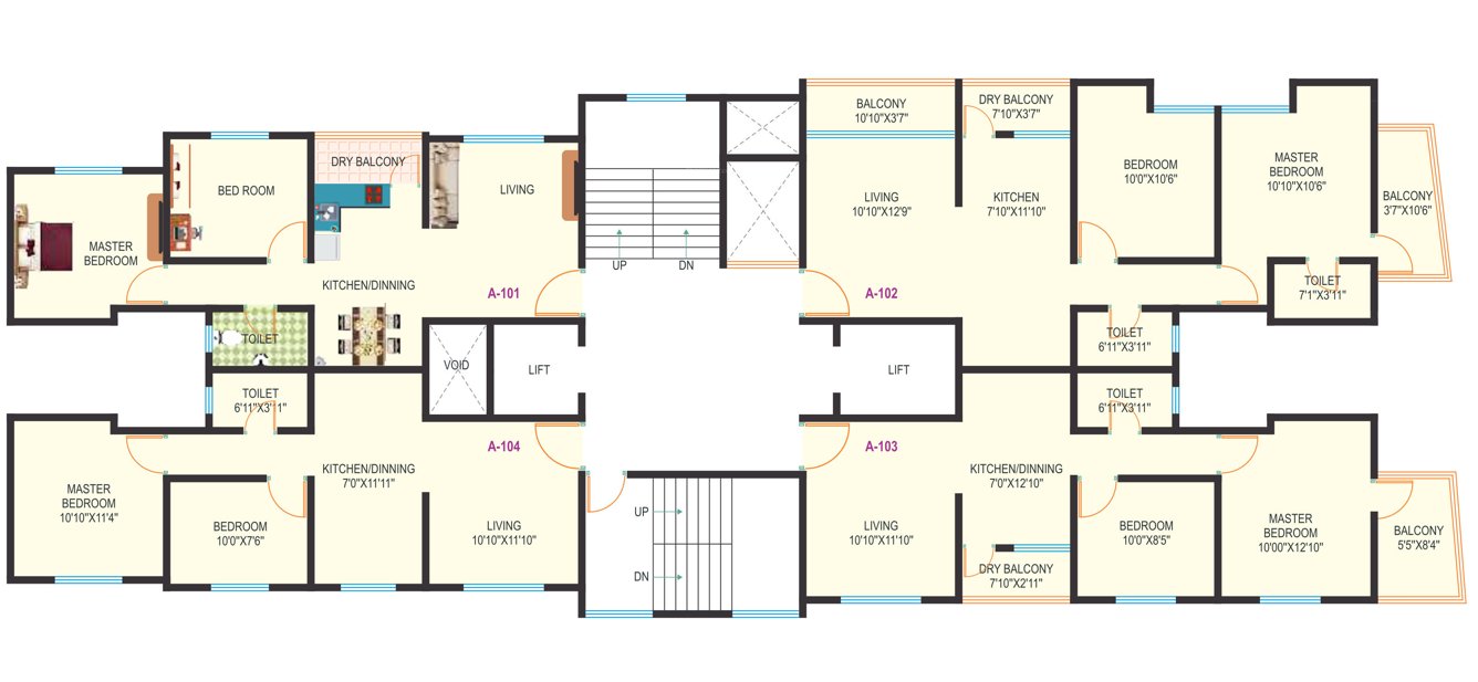  galaxy Building A Cluster Plan For 1st Floor