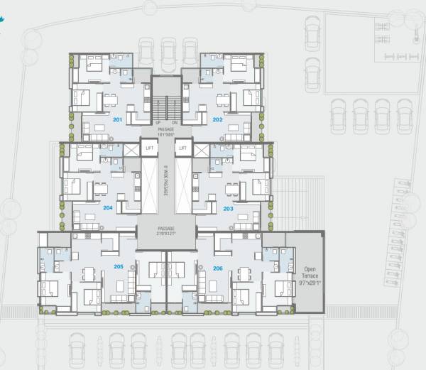 Tower A Cluster Plan for 2nd Floor skylife Tower A Cluster Plan for 2nd Floor