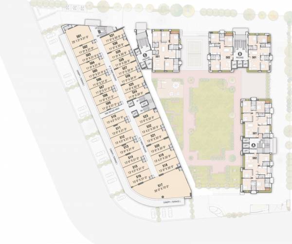 Block A, B and C Cluster Plan for 5th Floor universal-homes Block A, B and C Cluster Plan for 5th Floor
