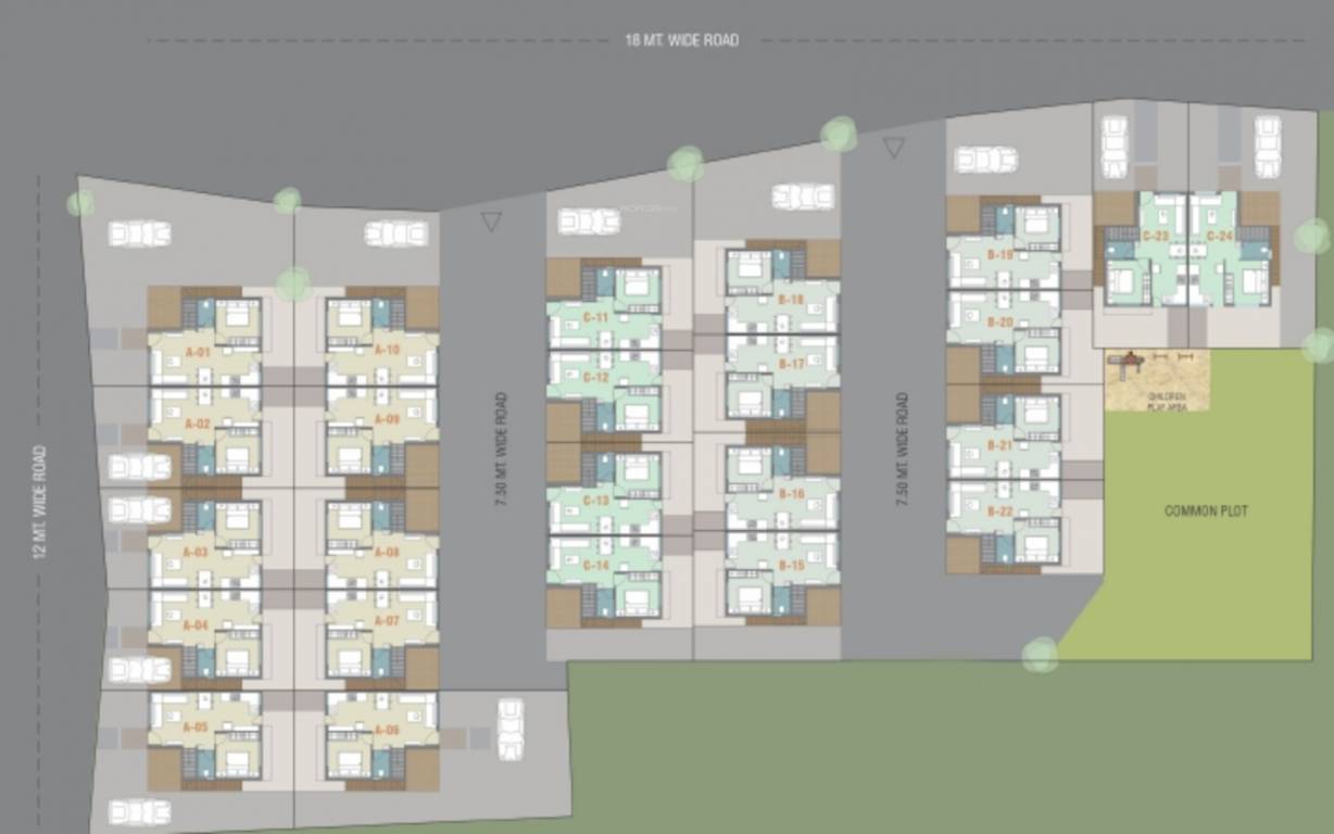 swarnim villa Layout Plan