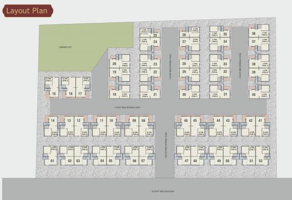  red-coral-52 Layout Plan