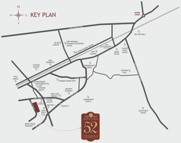  red-coral-52 Location Plan