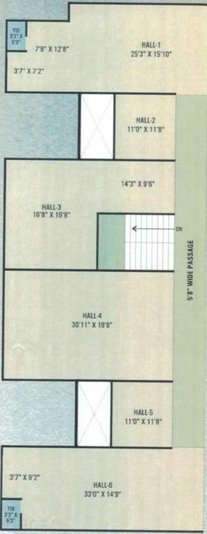  dev shrustee Block A Cluster Plan for 1st Floor