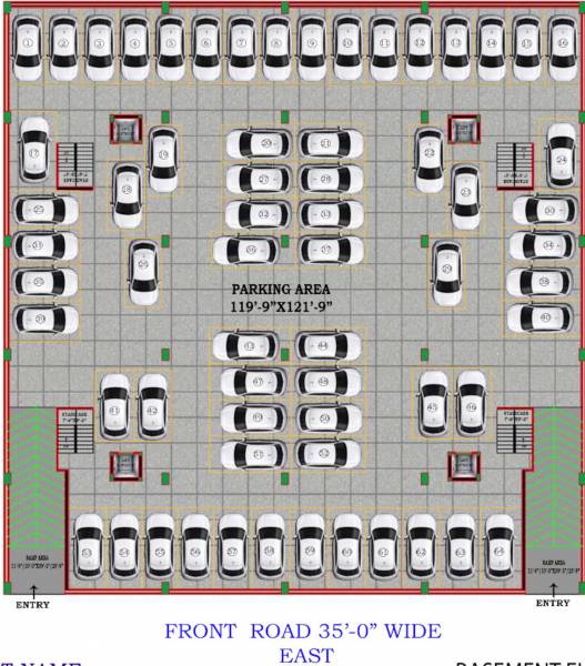  metro-view-floors Cluster Plan For Ground Floor