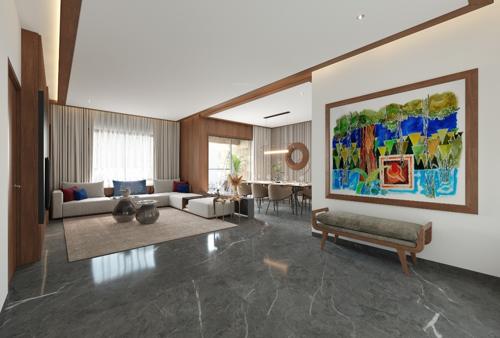 Living Area indraprasth-shivanta Living Area