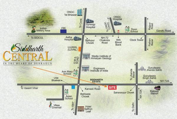  central Location Plan