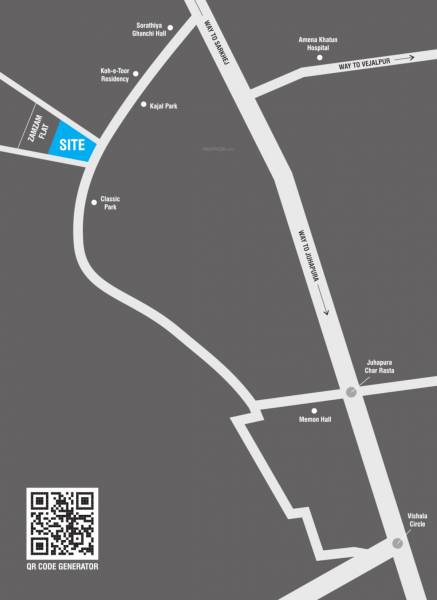  dar-e-salam-residency Location Plan
