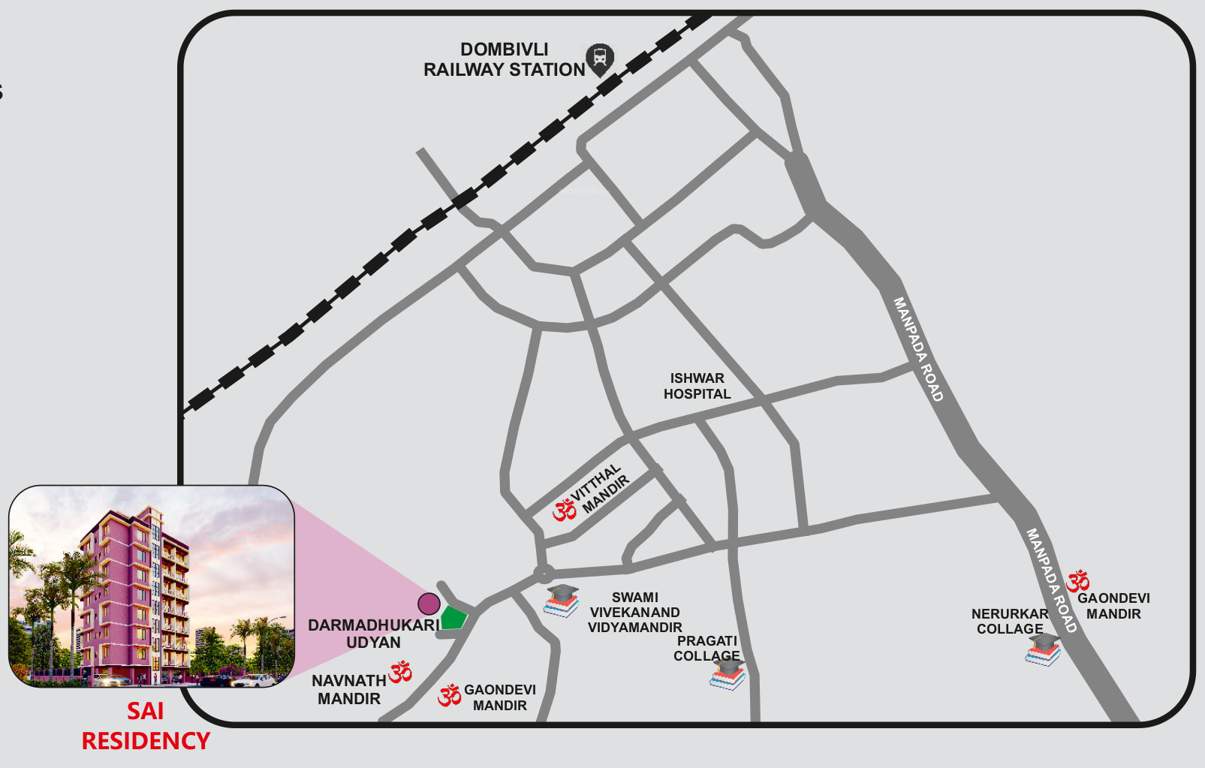  sai residency Location Plan