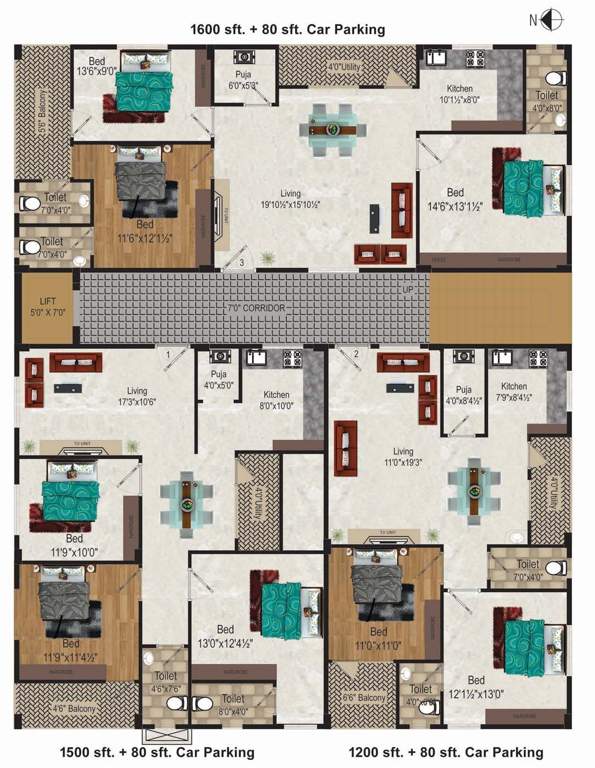  sai kiran paradise Sai Kiran Paradise Cluster Plan