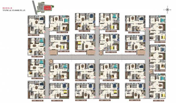  iconic-towers B Cluster Plan