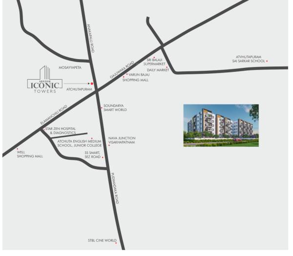  iconic-towers Location Plan