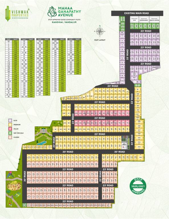  mahaa ganapathy avenue Layout Plan