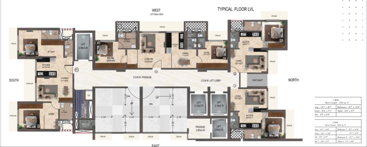  infinity residences Infinity Residences Cluster Plan