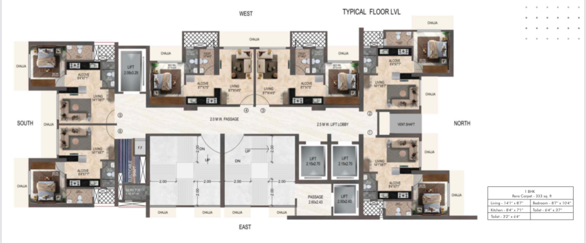  infinity residences Infinity Residences Cluster Plan