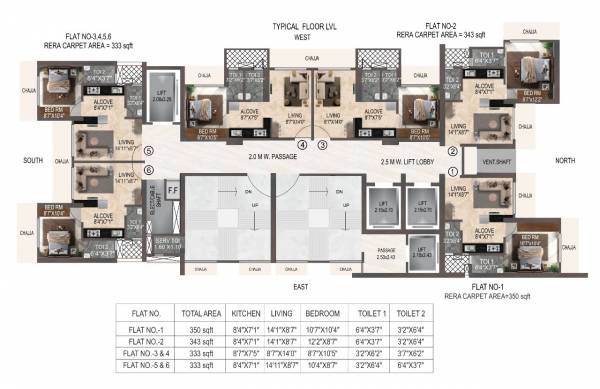  infinity-residences Infinity Residences Cluster Plan