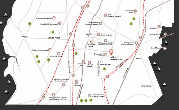  infinity-residences Location Plan