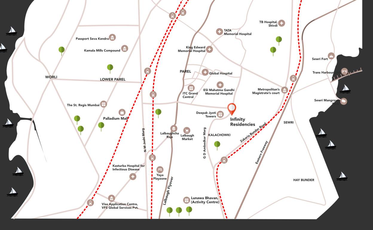  infinity residences Location Plan