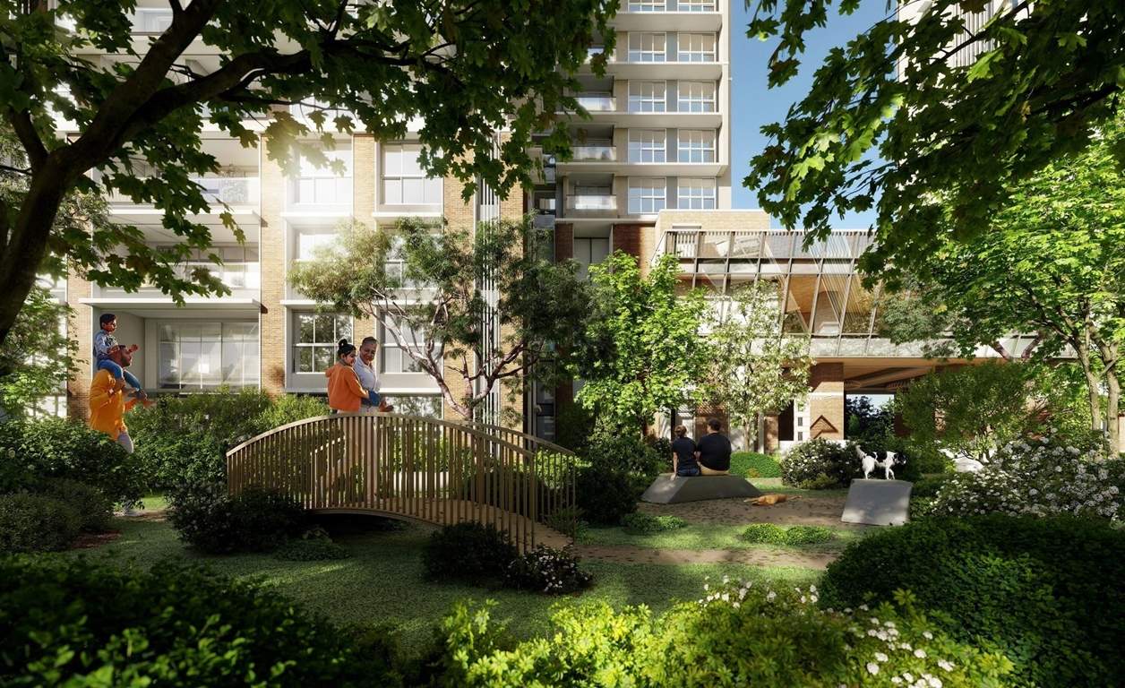  piramal revanta tower 4 Landscape Garden and Tree Planting