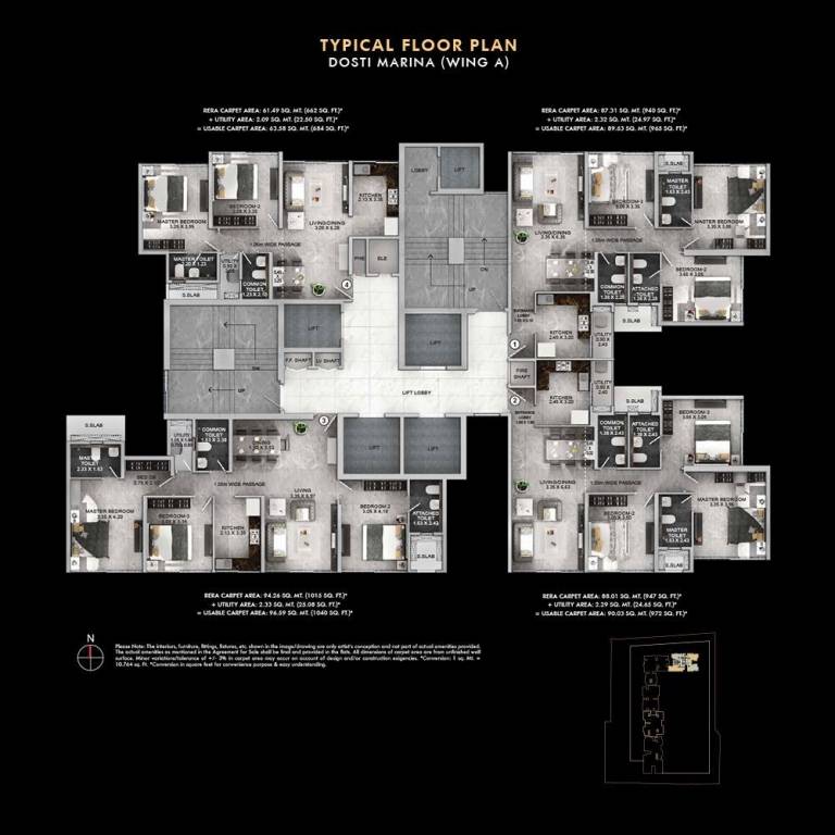  eastern bay WING A Cluster Plan