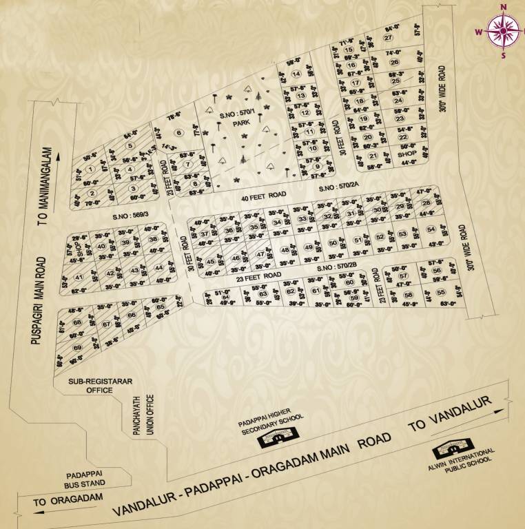  hayaath nagar Layout Plan
