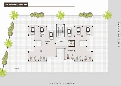  manisha-apartment Manisha Apartment Cluster Plan for ground Floor