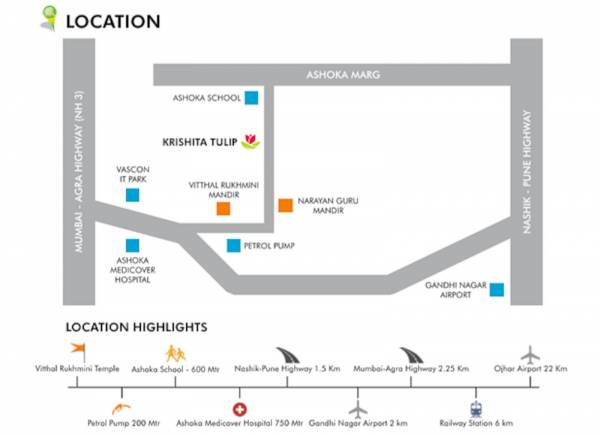  krishita-tulip-apartments Location Plan