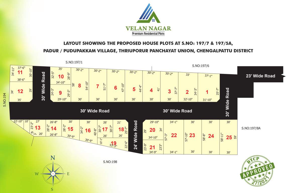  velan nagar Layout Plan