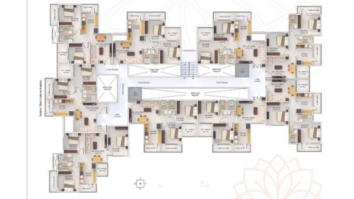  vihar-ii Shree Gajanan Vihar II Cluster Plan For 1st Floor