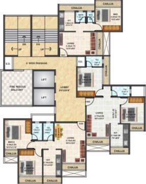  heights Heights Cluster Plan For 10th Floor