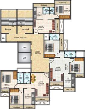  heights Heights Cluster Plan For 2nd Floor