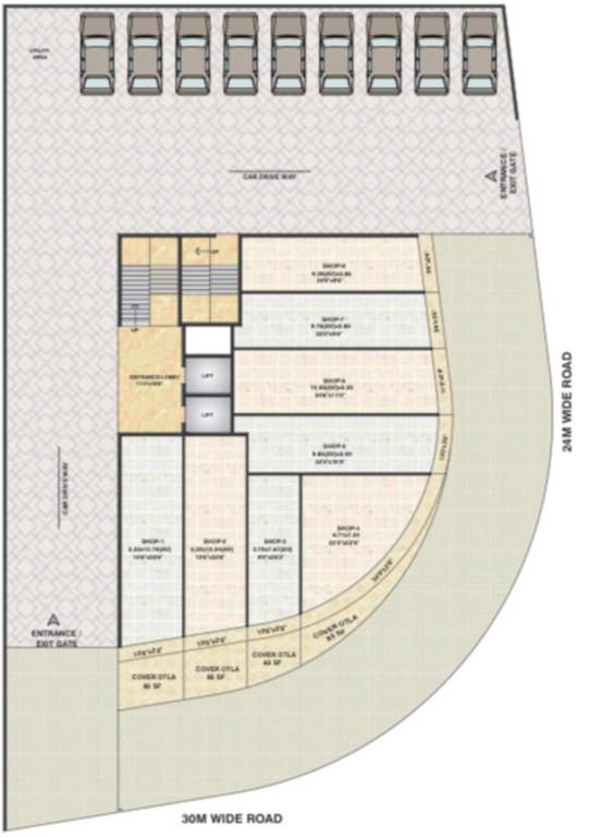  heights Heights Cluster Plan For Ground Floor