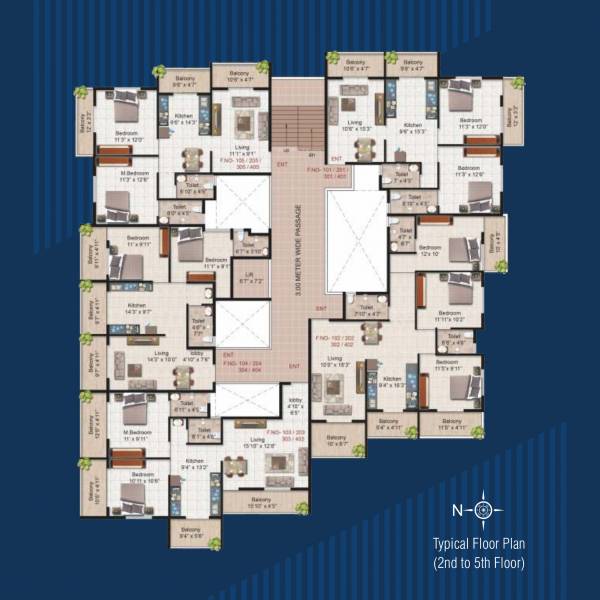  aven-vista Aven Vista Typical Cluster Plan