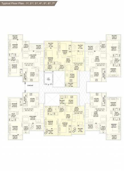  dhruvaa Dhruvaa Cluster Plan From 1st to 7th Floor