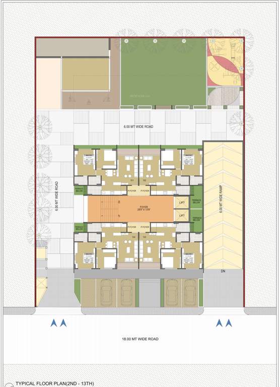  atlantis evoq Atlantis Evoq Cluster Plan from 2nd to 13th Floor