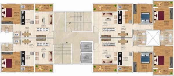  yashodham C Wing Cluster Plan For Typical