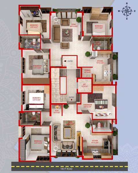  shesharam-merdia Shesharam Merdia Cluster Plan