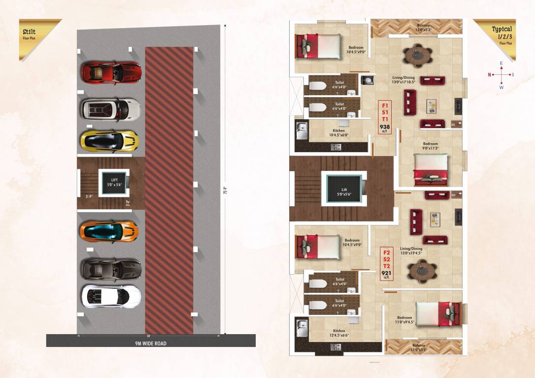  thirupathi flats Thirupathi Flats Cluster Plan