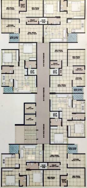  pushp-heights-2 Block B Cluster Plan For 7th Floor