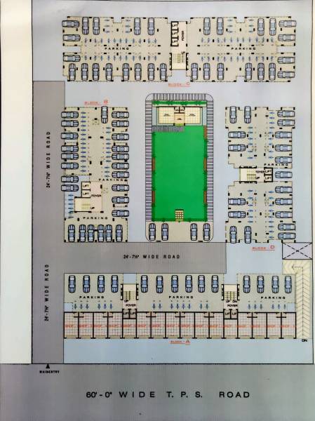  pushp-heights-2 Block B Cluster Plan For Ground Floor
