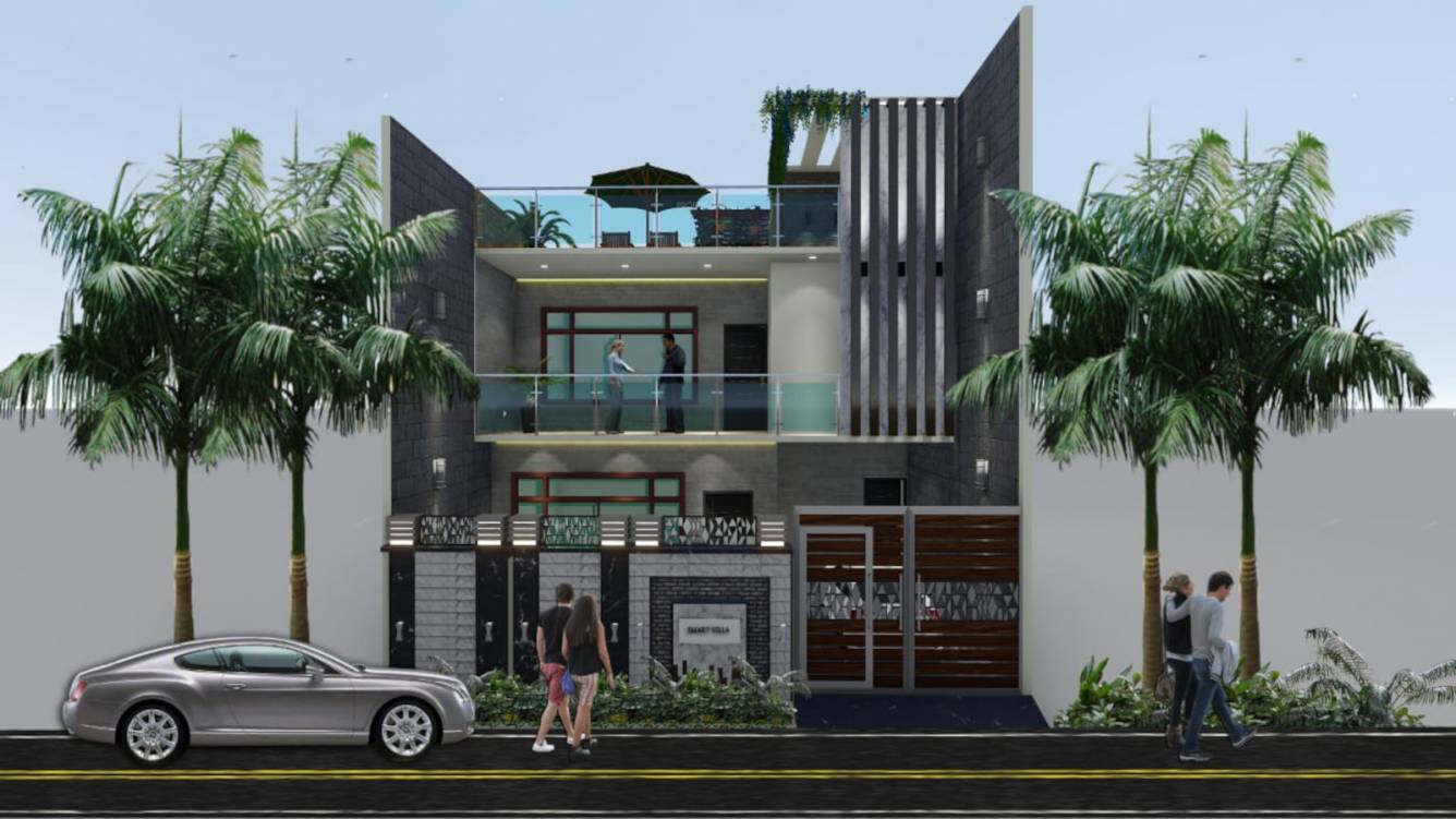  smart homes villa Elevation